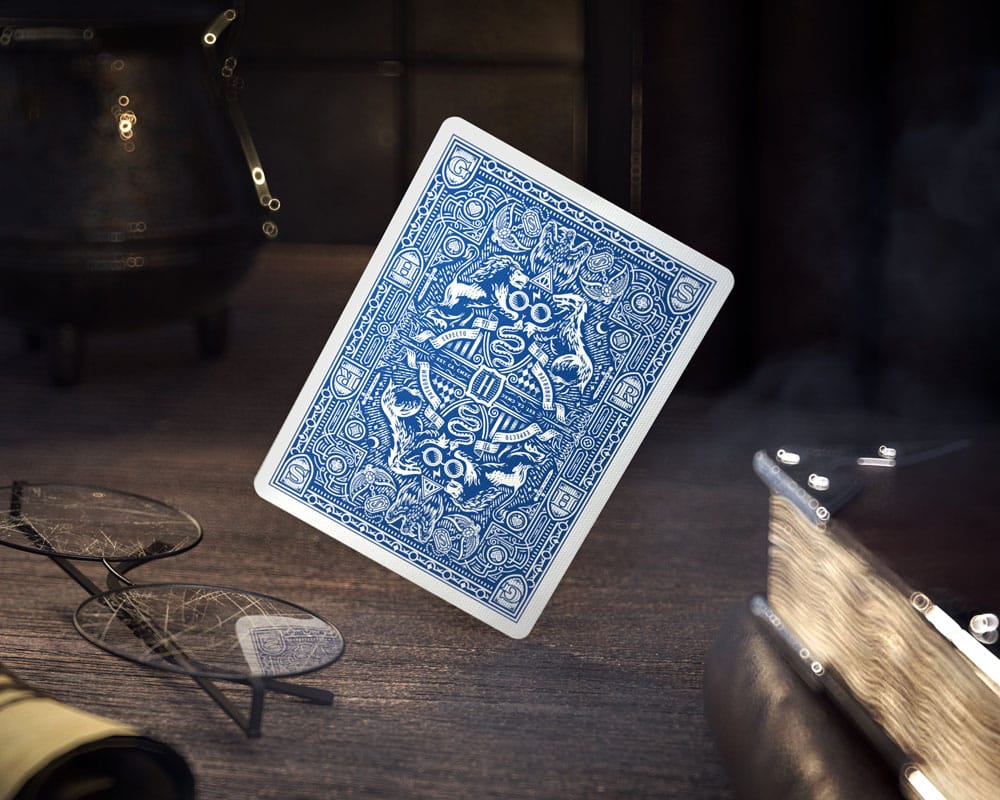 Cartes à jouer à Harry Potter Version bleue
