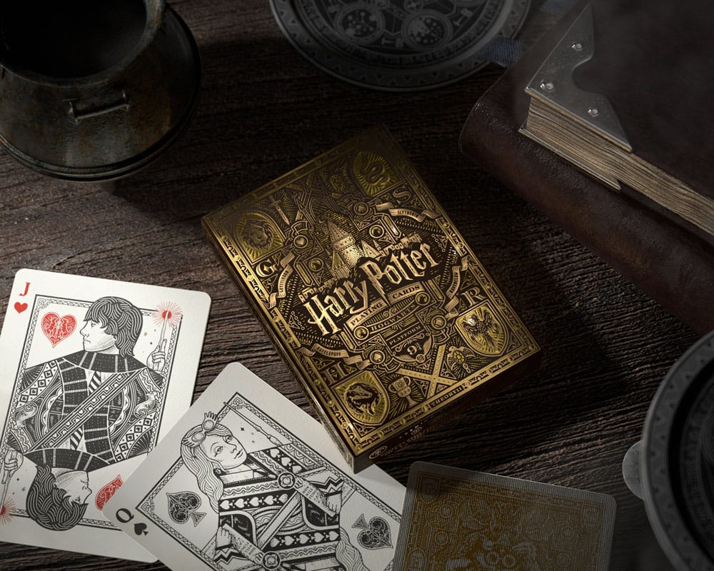 Harry Potter spielt Karten gelbe Version