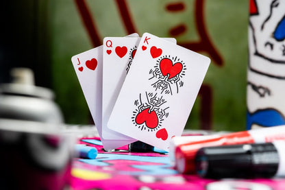 Keith Haring jugando cartas