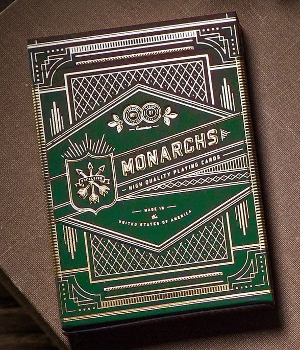 Teori 11 Spillekort Monarch Green