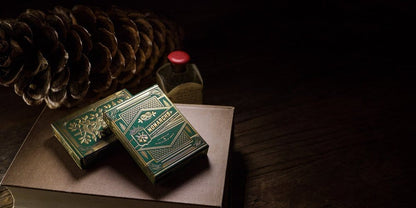 Theory 11 Playing Cards Monarch Green