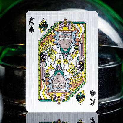 Rick og Morty spiller kort
