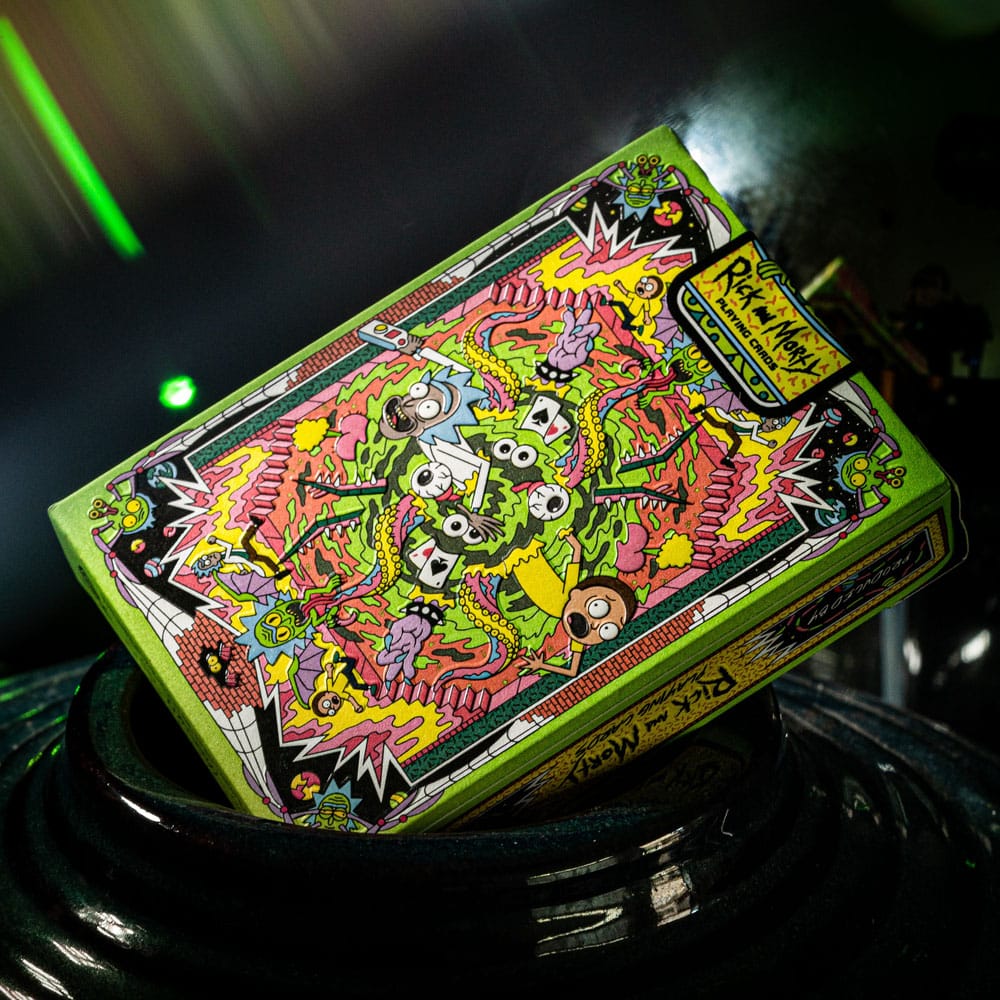 Rick og Morty spiller kort