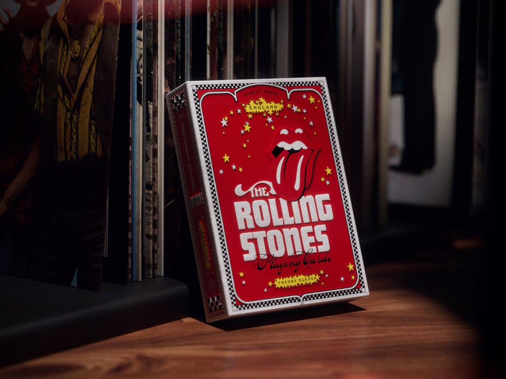 Rolling Stones som spiller kort