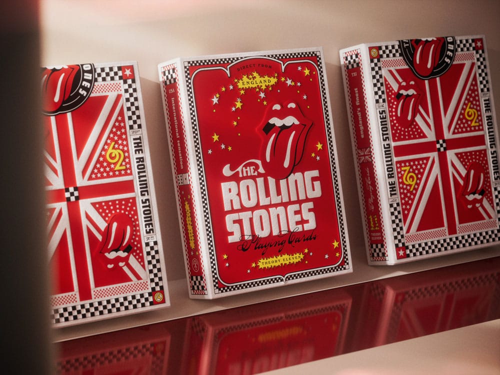 Rolling Stones som spiller kort