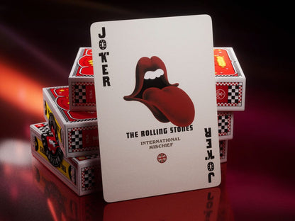 Rolling Stones som spiller kort