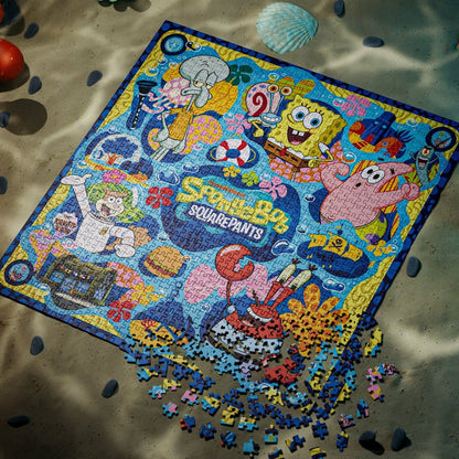 SpongeBob SquarePants multidimensionelt puslespil (1000 brikker)