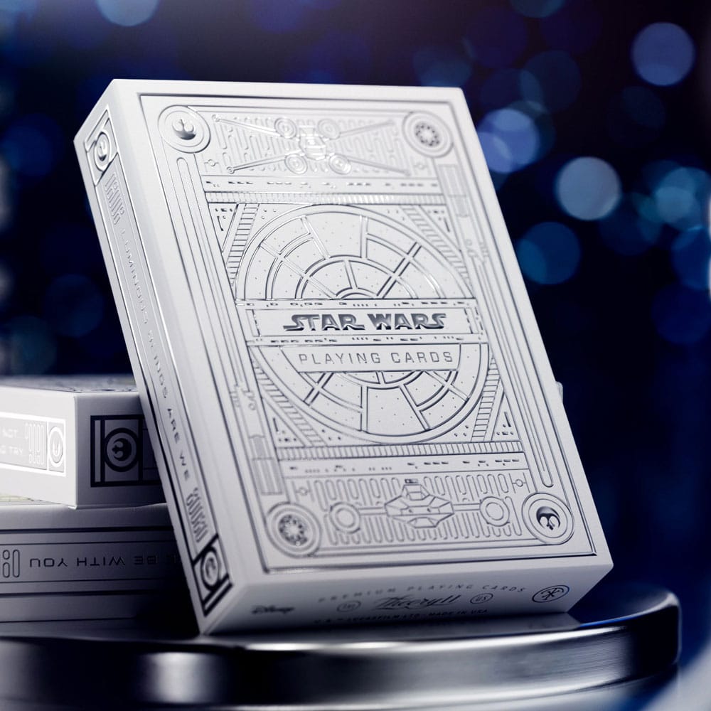 Star Wars spelar kort silverutgåva lätt sida