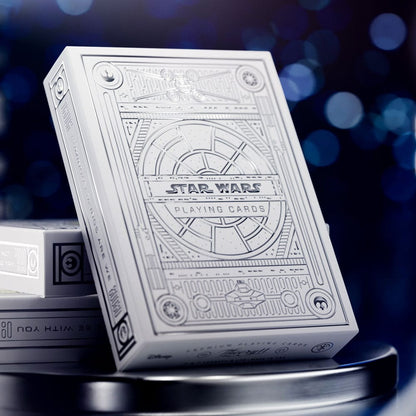 Star Wars spelar kort silverutgåva lätt sida