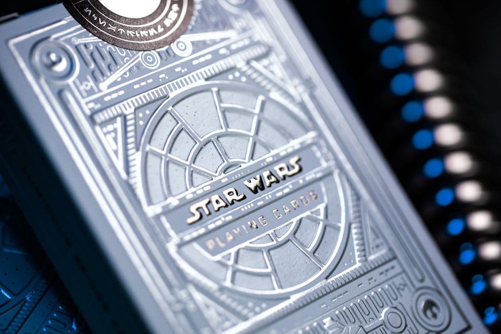 Star Wars spelar kort silverutgåva lätt sida