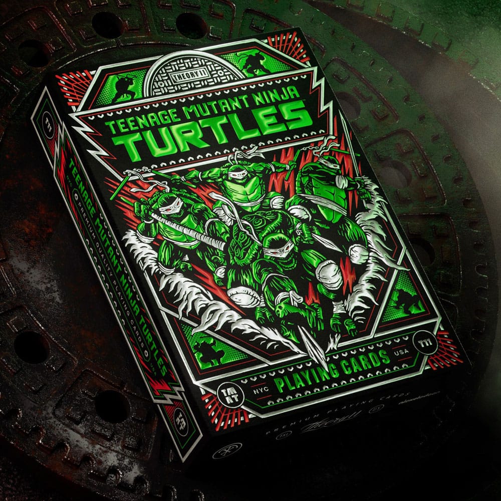 Teenage Mutant Ninja Turtles spielen Karten