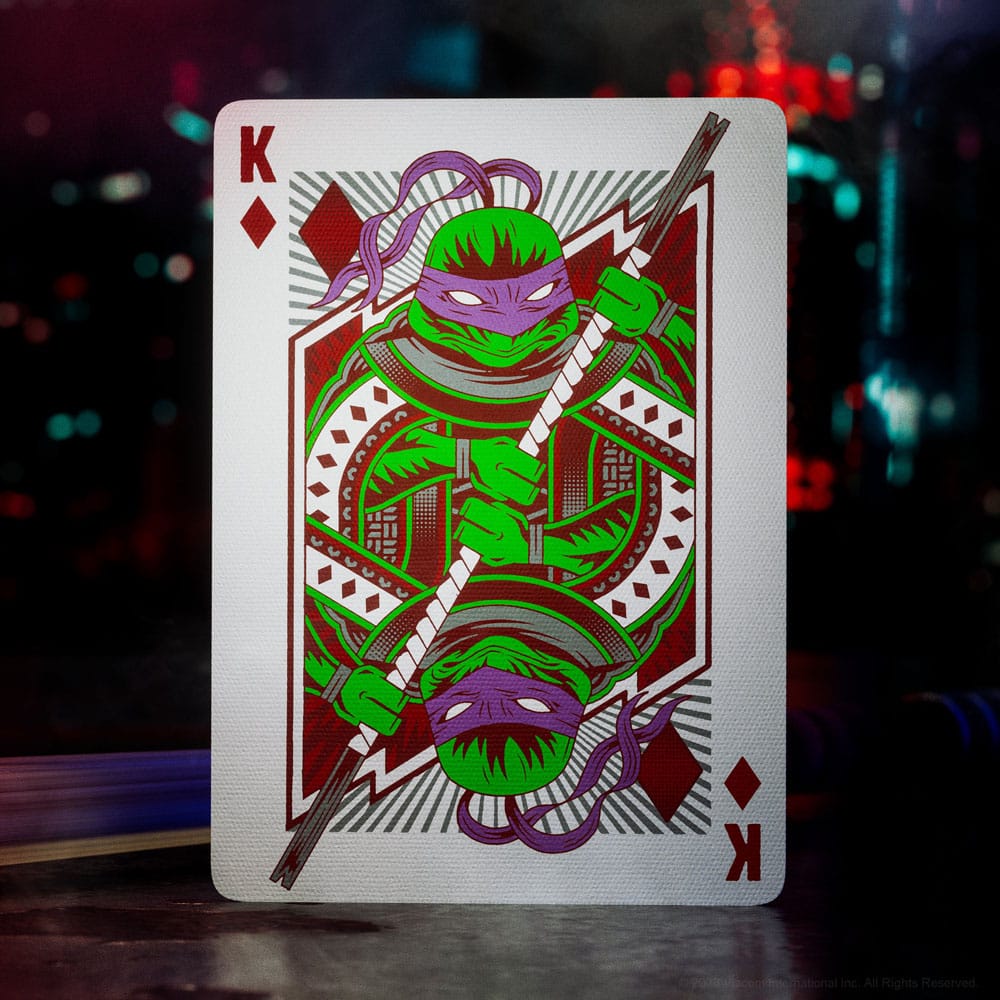 Teenage Mutant Ninja Turtles spielen Karten