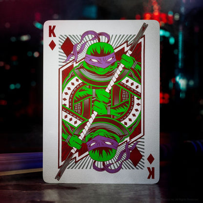 Teenage Mutant Ninja Turtles spielen Karten