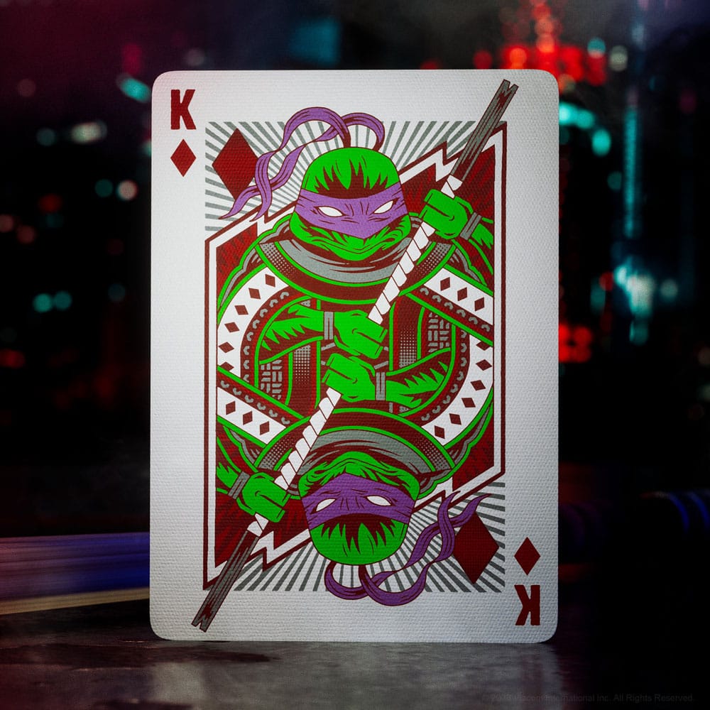 Teenage Mutant Ninja Turtles Spilling Cards