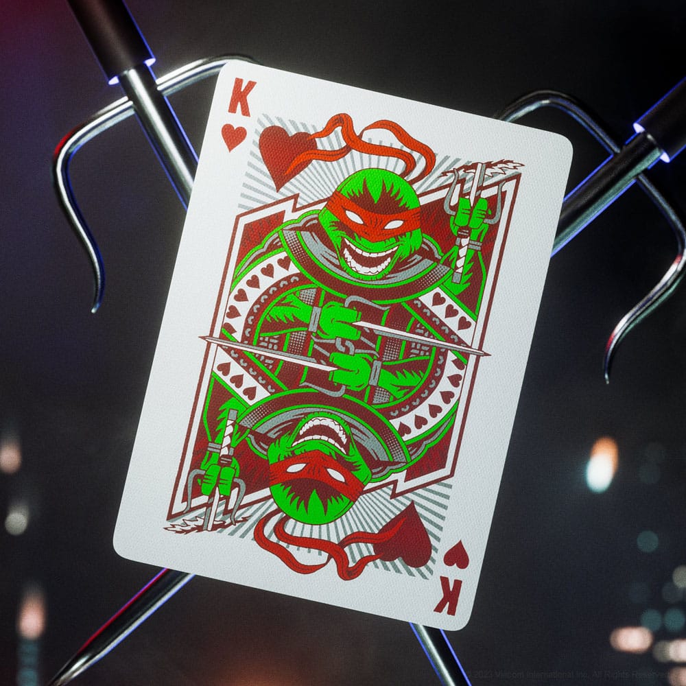 Teenage Mutant Ninja Turtles spielen Karten