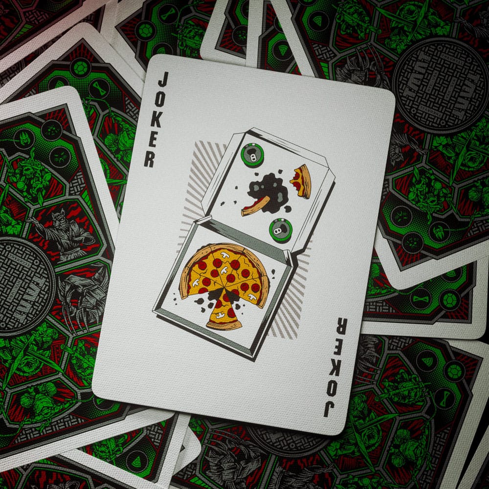 Teenage Mutant Ninja Turtles spielen Karten