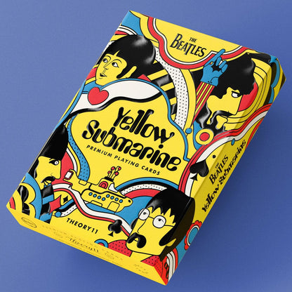 Beatles som spiller kort gul ubåt