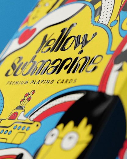 Los Beatles jugando a las cartas submarino amarillo