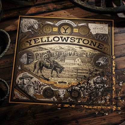 Yellowstone Mehrdimensionales Puzzle (1000 Stücke)