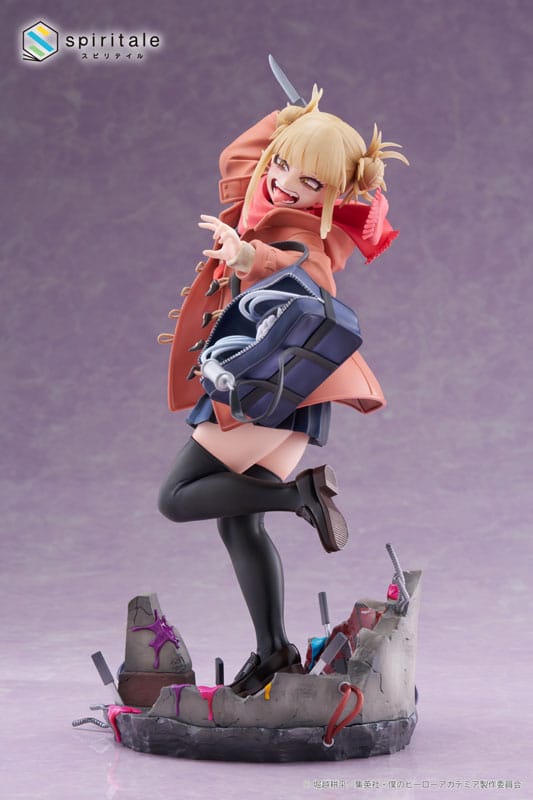 Min helt akademia pvc statue 1/7 himiko toga duffel frakke ver. 27 cm