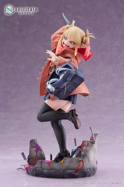 Min helt akademia pvc statue 1/7 himiko toga duffel frakke ver. 27 cm