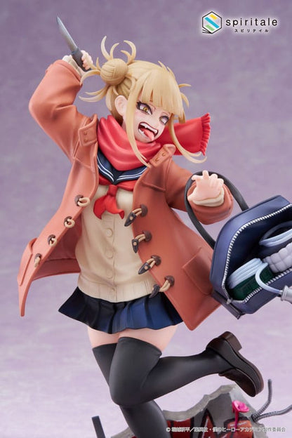 Min helt akademia pvc statue 1/7 himiko toga duffel frakke ver. 27 cm