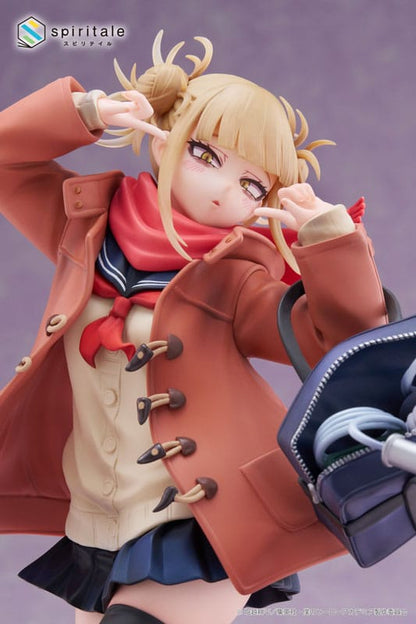 Min helt akademia pvc statue 1/7 himiko toga duffel frakke ver. 27 cm