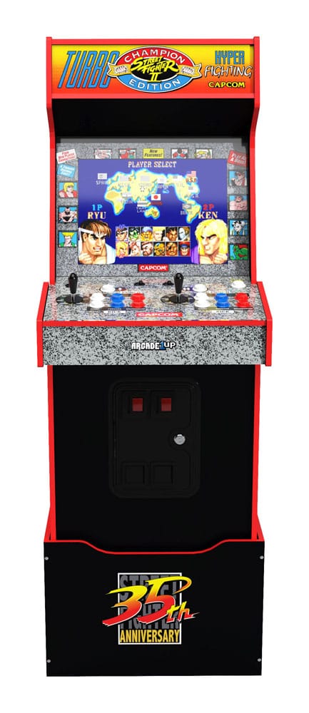 Arcade1Up Arcade Video Game Street Fighter II / Capcom Legacy Yoga Flame Edition 154 cm