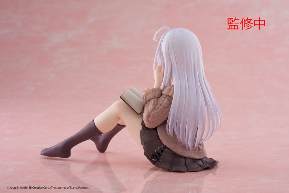 Wandering Witch: The Journey of Elaina PVC Statue Desktop Cute Figur Elaina Casual Clothes Ver. 13 cm