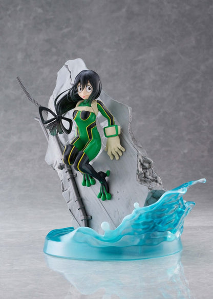 Min helt Academia Dressta PVC Statue Tsuyu Asui 22 cm