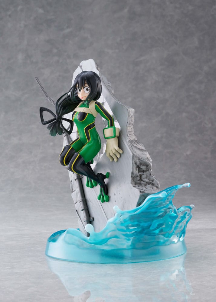 Min helt Academia Dressta PVC Statue Tsuyu Asui 22 cm