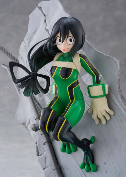 Min helt Academia Dressta PVC Statue Tsuyu Asui 22 cm