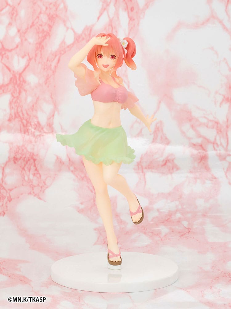Binding knuden med en amagami søster kernemul PVC -statue Yuna Amagami 18 cm