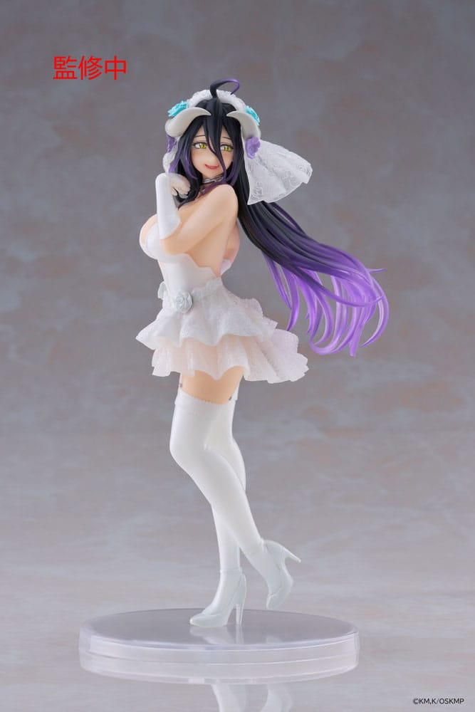Overlord Coreful PVC Statue Albedo Hochzeit ver. 18 cm
