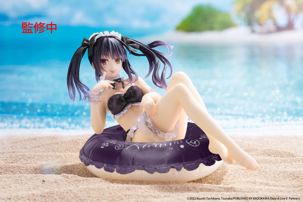 Bir Canlı IV PVC Heykeli Aqua Float Girls Figure Kurumi Tokisaki Yenileme Edition 10 cm