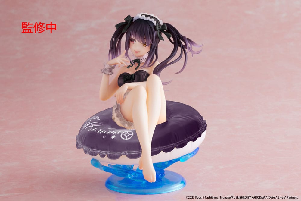 Bir Canlı IV PVC Heykeli Aqua Float Girls Figure Kurumi Tokisaki Yenileme Edition 10 cm