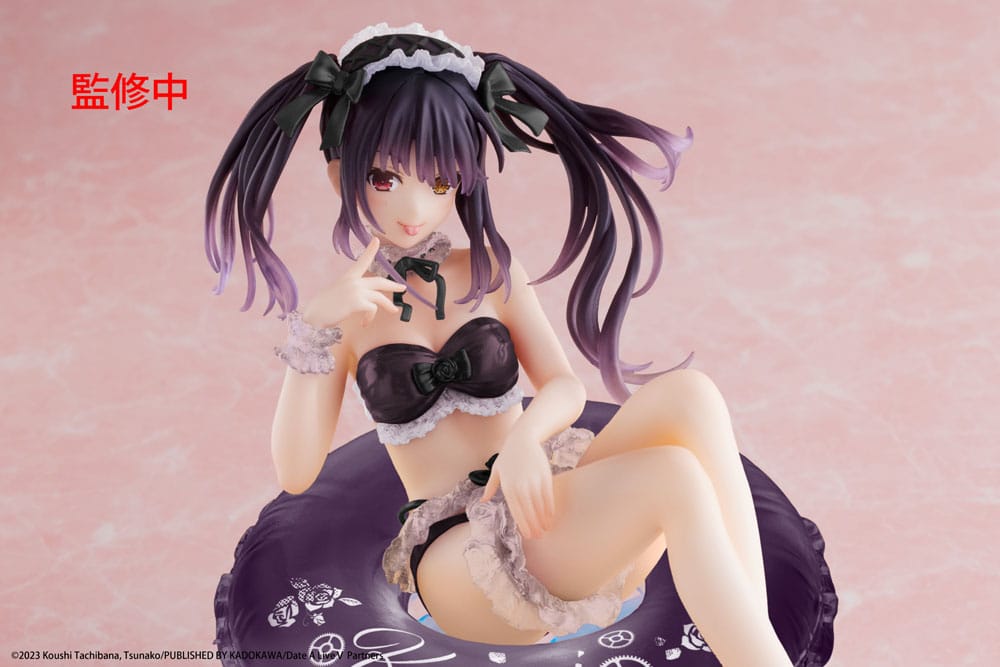 Bir Canlı IV PVC Heykeli Aqua Float Girls Figure Kurumi Tokisaki Yenileme Edition 10 cm