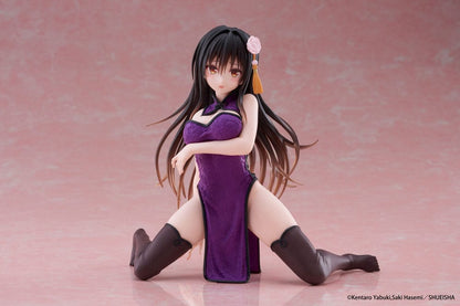 Amar Ru Darkness Desktop Linda estatua de PVC Yui Kotegawa (Vestido chino Ver.) 13 cm