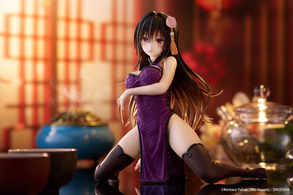 Amar Ru Darkness Desktop Linda estatua de PVC Yui Kotegawa (Vestido chino Ver.) 13 cm