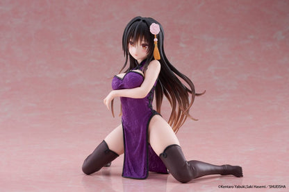 Amar Ru Darkness Desktop Linda estatua de PVC Yui Kotegawa (Vestido chino Ver.) 13 cm