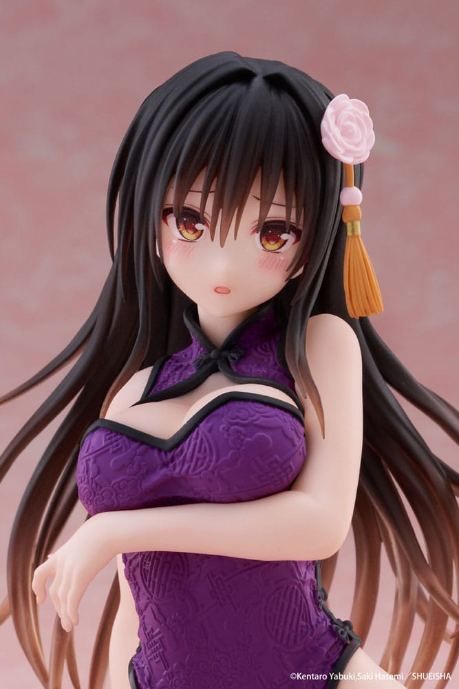 Amar Ru Darkness Desktop Linda estatua de PVC Yui Kotegawa (Vestido chino Ver.) 13 cm