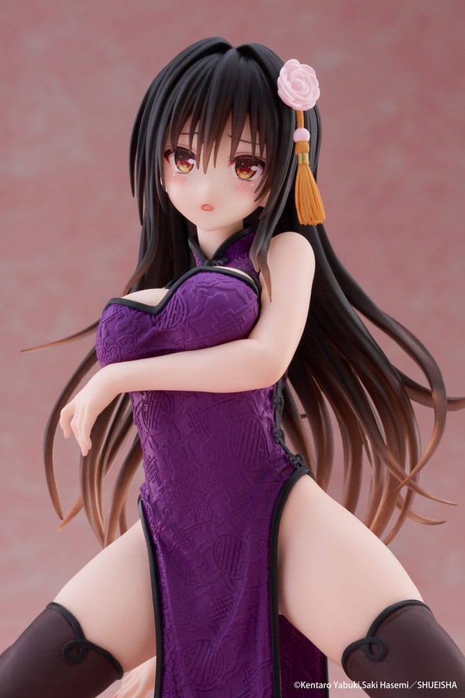 Amar Ru Darkness Desktop Linda estatua de PVC Yui Kotegawa (Vestido chino Ver.) 13 cm