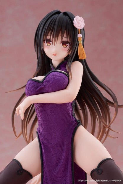 Amar Ru Darkness Desktop Linda estatua de PVC Yui Kotegawa (Vestido chino Ver.) 13 cm