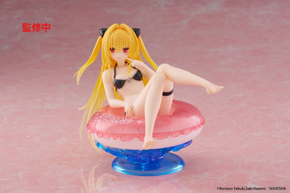 To Love-Ru Darkness Aqua Float Meisjes PVC Beeldje Golden Darkness 10 cm