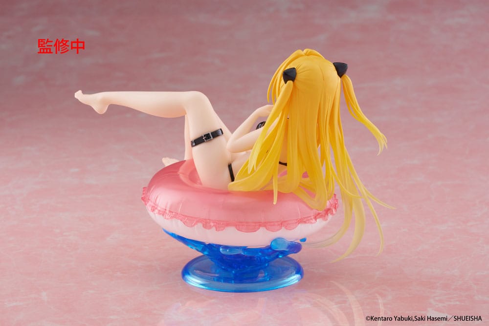 To Love-Ru Darkness Aqua Float Meisjes PVC Beeldje Golden Darkness 10 cm