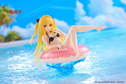 To Love-Ru Darkness Aqua Float Meisjes PVC Beeldje Golden Darkness 10 cm