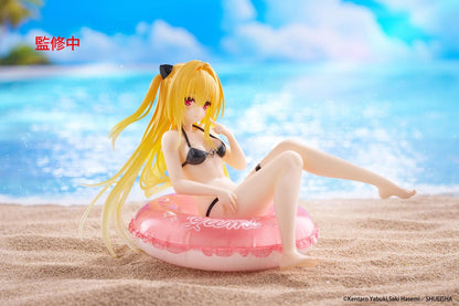 To Love-Ru Darkness Aqua Float Meisjes PVC Beeldje Golden Darkness 10 cm