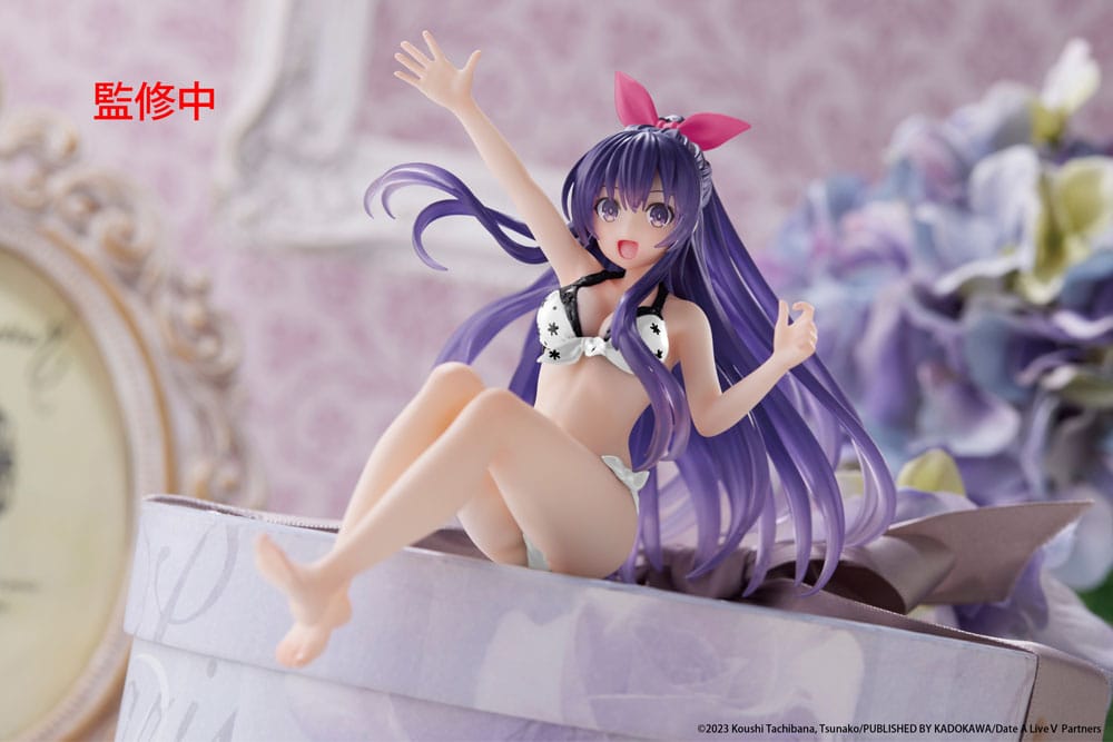 Dato A Live V Aqua Float Girls PVC Statue Tohka Yatogami Fornyelse 10 cm