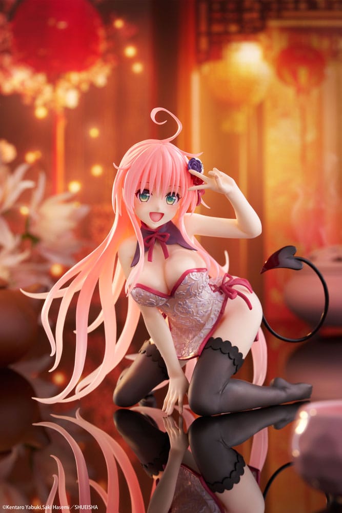 To Love-Ru Darkness estatua de PVC escritorio linda figura Lala vestido chino Ver. 13cm