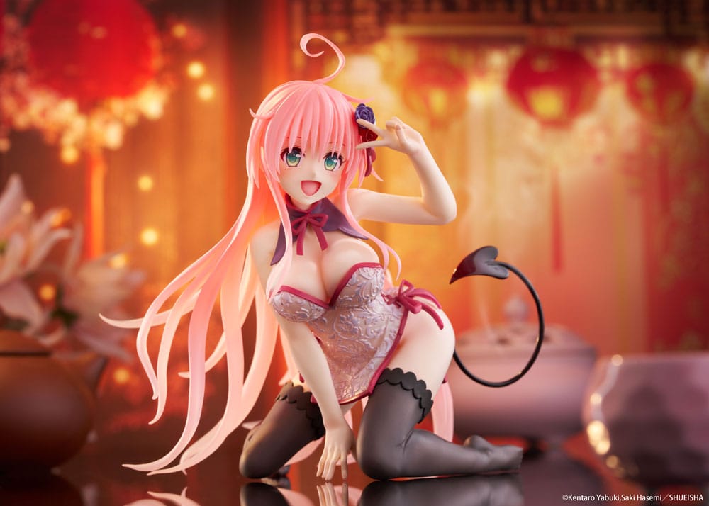 To Love-Ru Darkness estatua de PVC escritorio linda figura Lala vestido chino Ver. 13cm
